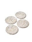Momento Mabel Coasters, Set of 4, White product photo
