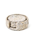 Momento Mabel Coasters, Set of 4, White product photo View 02 S