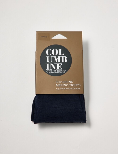 Columbine Plain Knit Superfine Merino Tight, Fleet product photo View 03 L