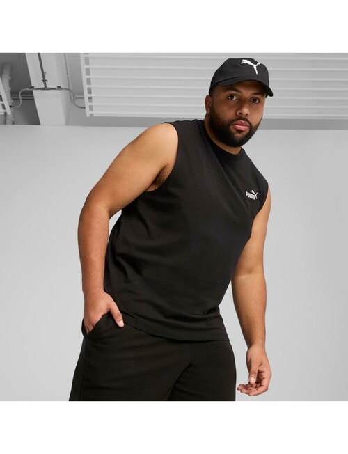 Puma Essentials No.1 Logo 10" Shorts, Puma Black product photo View 04 L