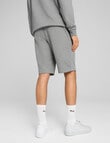 Puma Essentials No.1 Logo 10" Shorts, Medium Grey Heather product photo View 04 S