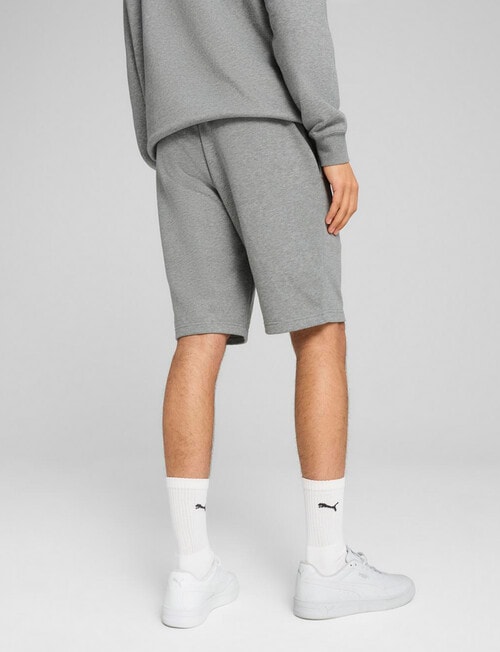 Puma Essentials No.1 Logo 10" Shorts, Medium Grey Heather product photo View 04 L