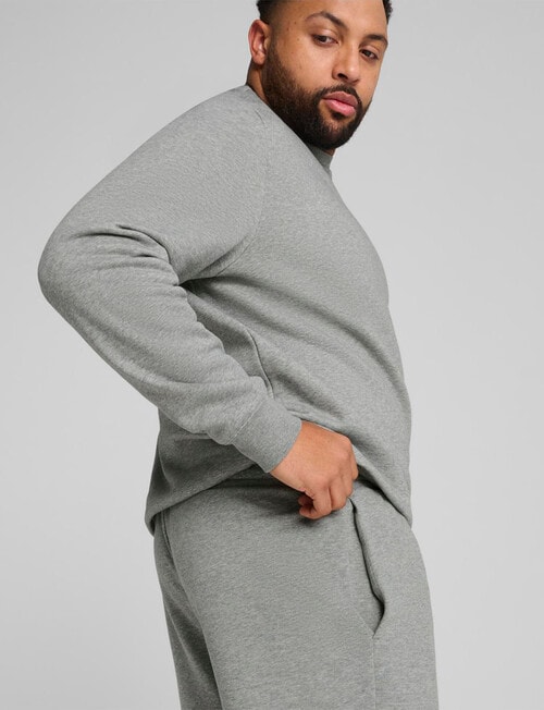 Puma Essentials No.1 Logo 10" Shorts, Medium Grey Heather product photo View 05 L