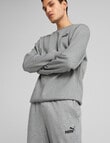 Puma Essentials No.1 Sweatpants, Medium Grey Heather product photo View 07 S