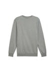 Puma Essential No.1 Logo Crew Sweatshirt, Medium Grey Heather product photo View 02 S