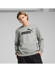 Puma Essential No.1 Logo Crew Sweatshirt, Medium Grey Heather product photo View 04 S