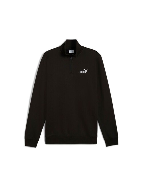 Puma Essentials No.1 Logo Half-Zip Sweater, Puma Black product photo