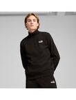 Puma Essentials No.1 Logo Half-Zip Sweater, Puma Black product photo View 03 S
