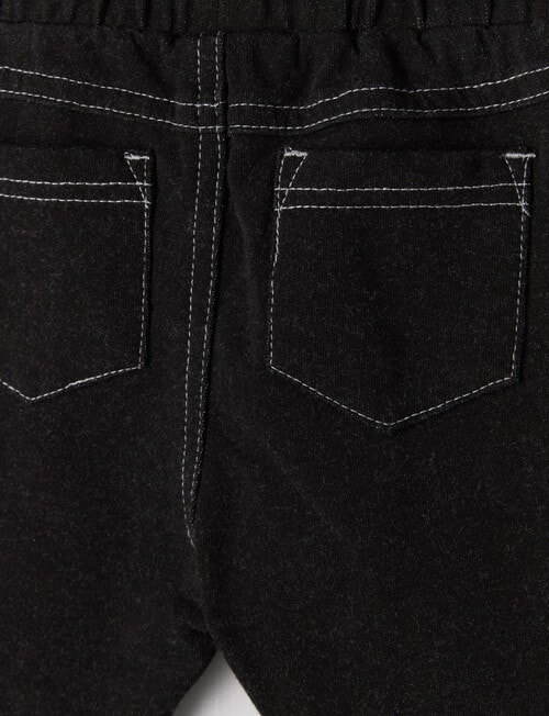 Teeny Weeny Sweat Jeans, Washed Black product photo View 02 L
