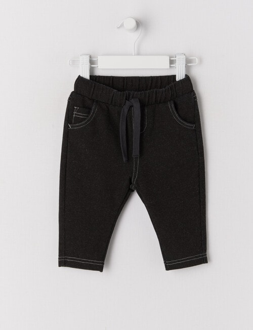 Teeny Weeny Sweat Jeans, Washed Black product photo View 03 L