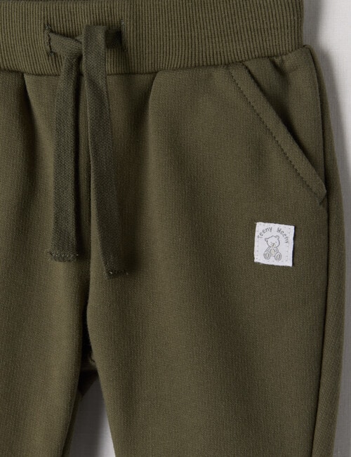 Teeny Weeny Play Time Terry Trackpants, Sea Kelp product photo View 02 L