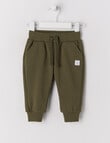 Teeny Weeny Play Time Terry Trackpants, Sea Kelp product photo View 03 S