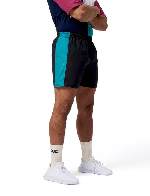 Canterbury Fundamental 5" Panel Tactic Short, Jet Black product photo View 03 L