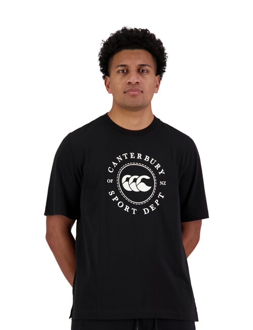 Canterbury Sport Dept Logo Tee, Jet Black product photo