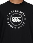 Canterbury Sport Dept Logo Tee, Jet Black product photo View 03 S