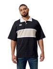 Canterbury Yarn Dye Stripe Rugby Shirt, Jet Black product photo