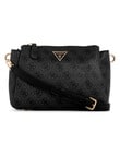 Guess Noelle Tri Comp Crossbody Bag, Coal Logo product photo