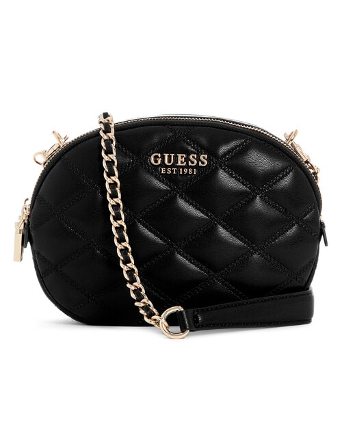 Guess Tamsin Double Zip Crossbody Bag, Black product photo