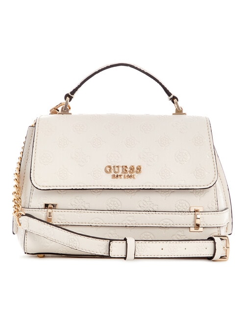 Guess Zarela Top Handle Flap, Off-White Logo product photo