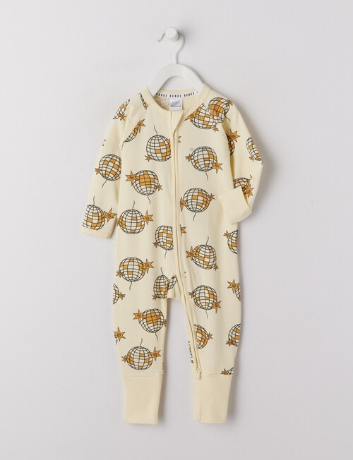 Bonds Starlight Disco Zip Wondersuit, Yellow product photo View 04 L