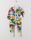 Bonds Dino Dance Party Zip Wondersuit, Green product photo View 03 S