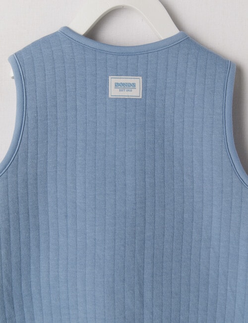 Bonds Quilted Vest, Mountain Blue product photo View 03 L