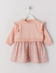 Teeny Weeny Flower Dress, Dusty Pink product photo View 03 S
