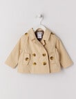 Teeny Weeny Trench Jacket with Leopard Lining, Camel product photo