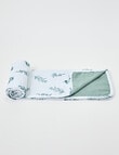 Little Bundle Muslin Blanket, 85x100cm, Eucalyptus product photo