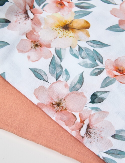 Little Bundle Muslin Wrap, 2-Pack, Camellia product photo View 02 L