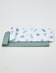 Little Bundle Muslin Wrap, 2-Pack, Eucalyptus product photo