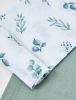 Little Bundle Muslin Wrap, 2-Pack, Eucalyptus product photo View 02 S