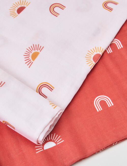 Little Bundle Muslin Wrap, 2-Pack, Soleil product photo View 02 L