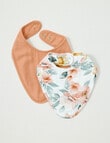 Little Bundle Muslin Dribble Bib, 2-Pack, Camellia product photo
