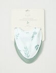Little Bundle Muslin Dribble Bib, 2-Pack, Eucalyptus product photo View 03 S
