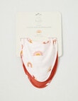 Little Bundle Muslin Dribble Bib, 2-Pack, Soleil product photo View 03 S