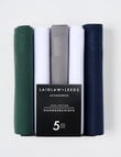 Laidlaw + Leeds Hankies, 5-Pack, Multi product photo