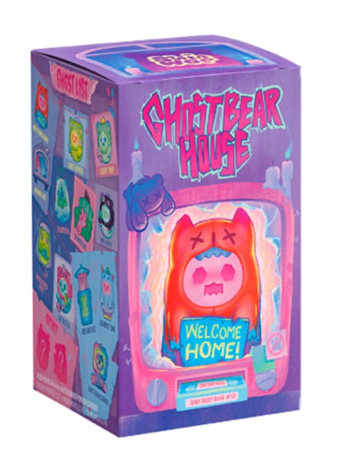 Finding Unicorn Shinwoo Ghost Bear House Figures Blind Box, Assorted product photo