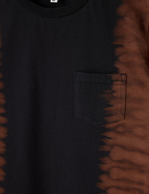 Mac & Ellie Tie Dye Short Sleeve Tee, Black product photo View 02 L