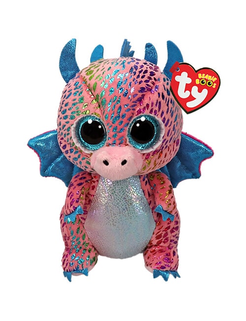 Ty Beanies Boo Flint Multicoloured Dragon, 15cm product photo