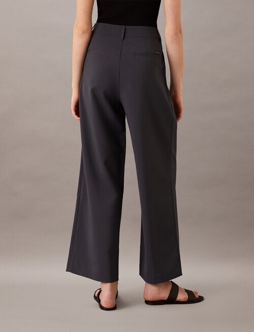 Calvin Klein Tailored Wide Leg Pant, India Ink product photo View 02 L