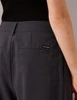 Calvin Klein Tailored Wide Leg Pant, India Ink product photo View 03 S
