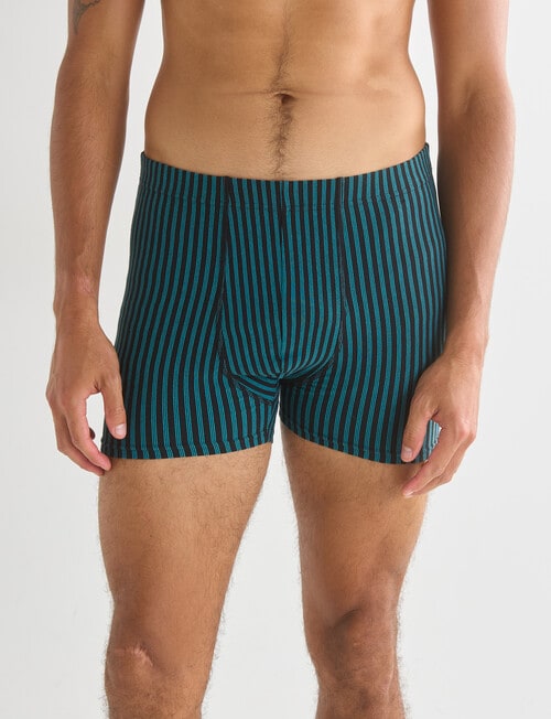 Chisel Verticle Stripe Trunk, 2-Pack, Black & Teal product photo