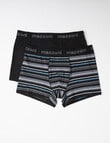 Mazzoni Stripe Trunk, 2-Pack, Blue, Black & Grey product photo