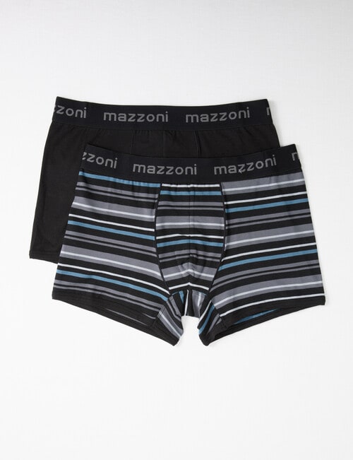 Mazzoni Stripe Trunk, 2-Pack, Blue, Black & Grey product photo