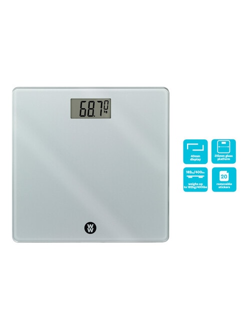 Weight Watchers Digital Bathroom Scale, WW58CA product photo View 02 L