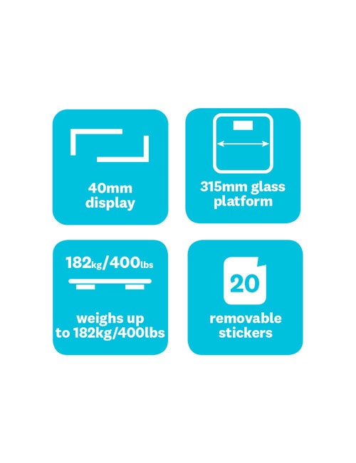 Weight Watchers Digital Bathroom Scale, WW58CA product photo View 03 L