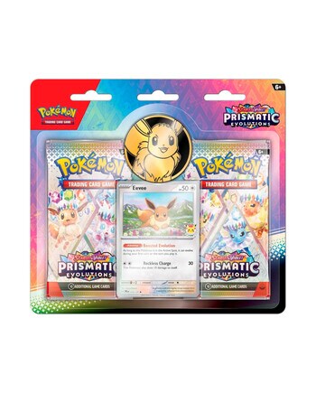 Pokemon Trading Card Sv8.5 Prismatic Evolutions Blister, 2-Pack, Assorted product photo