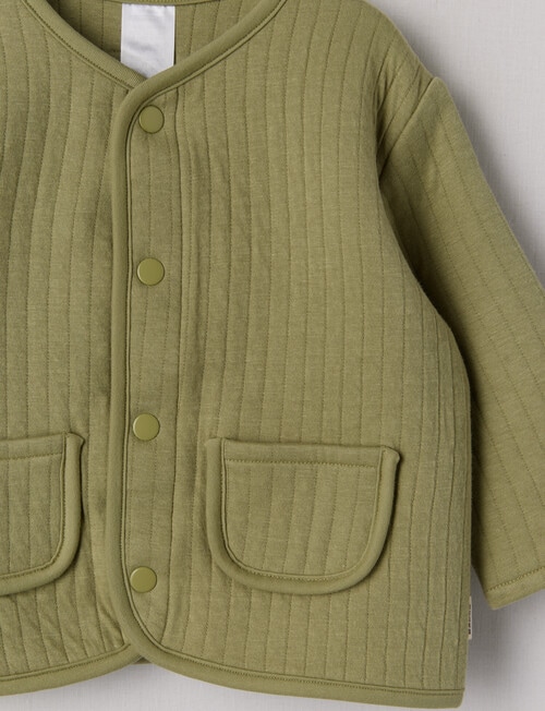 Bonds Quilted Jacket, Moss Mood product photo View 02 L
