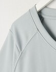 No Issue Mesh Raglan Short Sleeve Tee, Grey product photo View 03 S
